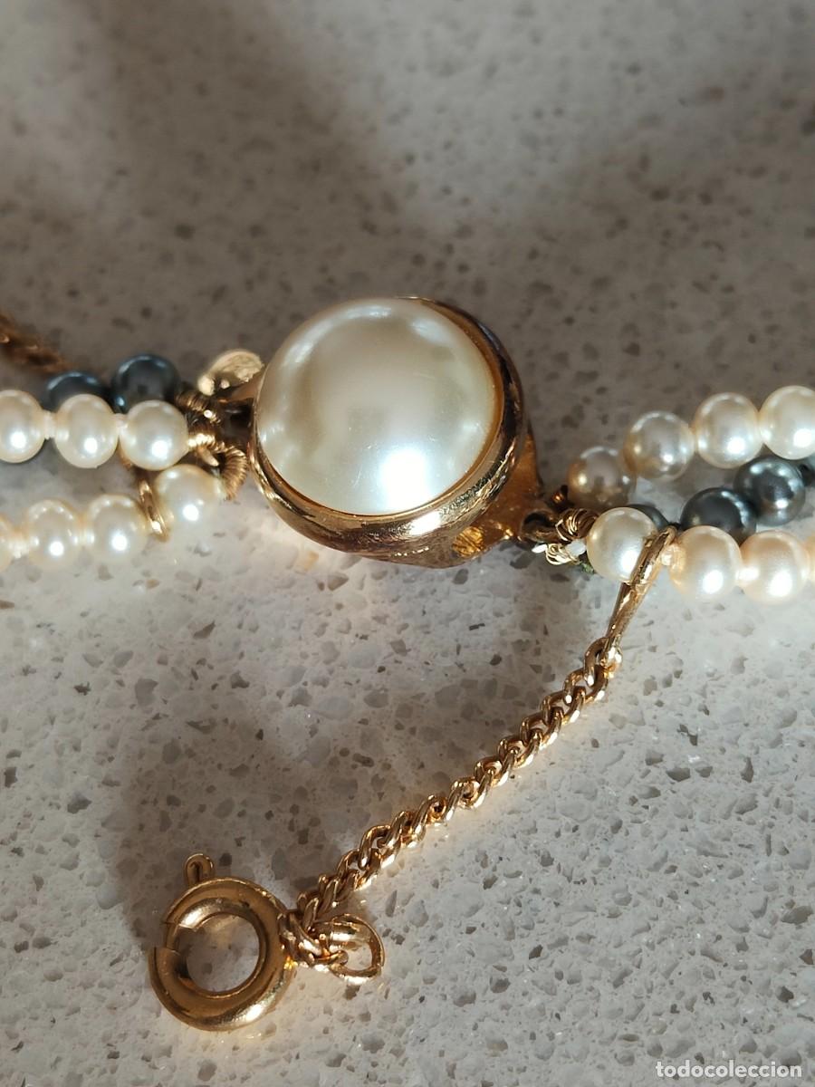 Joyeria: GARGANTILLA PERLA MAJORICA BLANCO Y GRIS - Foto 3