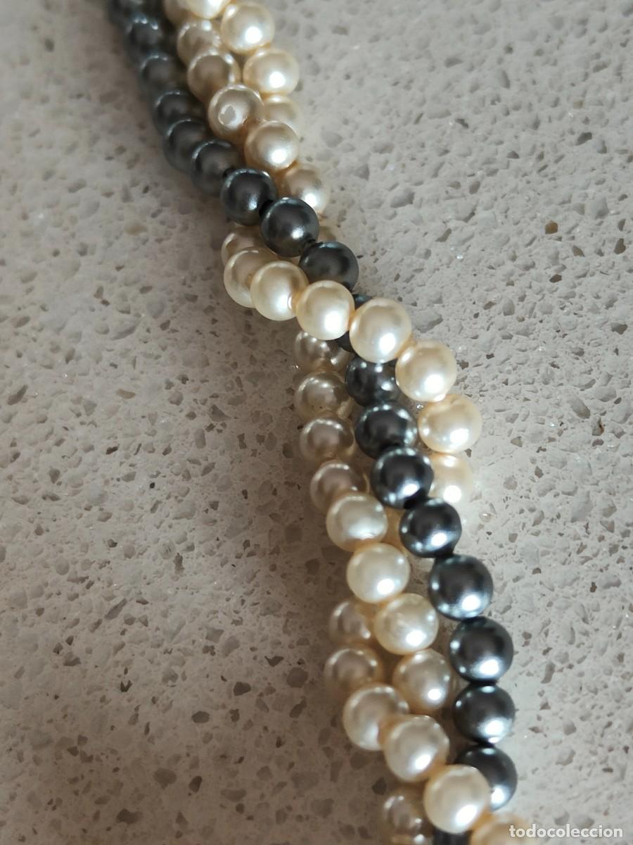 Joyeria: GARGANTILLA PERLA MAJORICA BLANCO Y GRIS - Foto 1