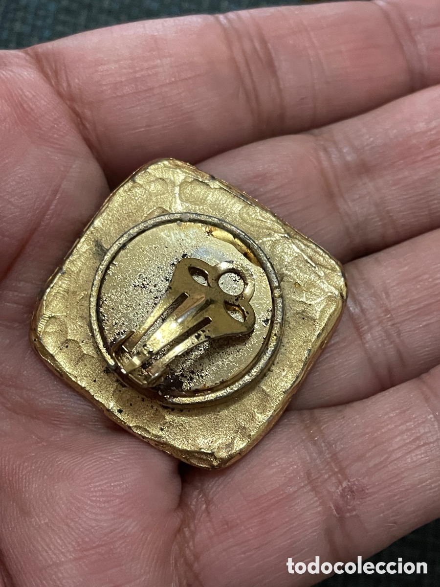 Joyeria: Pendientes vintage dorados - Foto 2