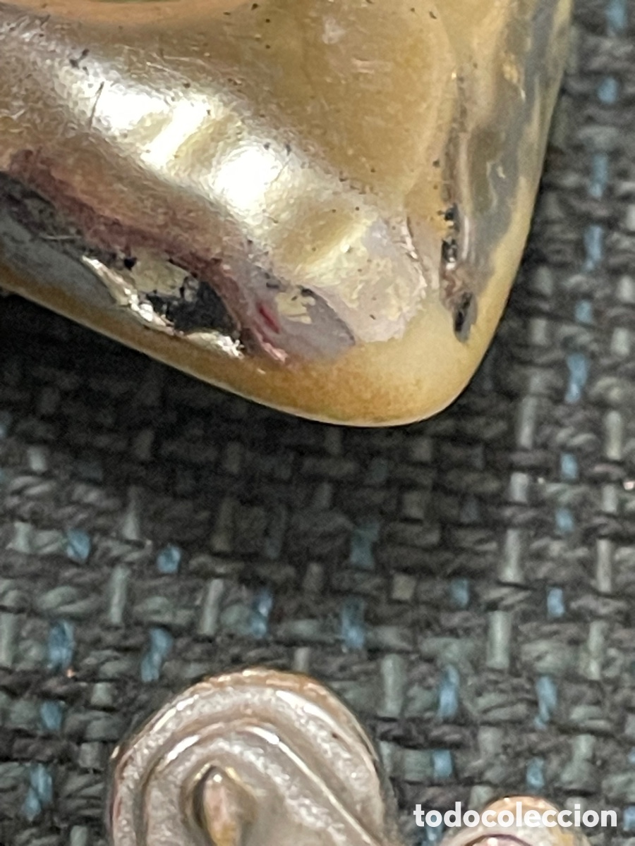 Joyeria: Dos pares de pendientes vintage ( pl&aacute;stico ) - Foto 2