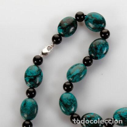 Joyeria: COLLAR PARA MUJER DE TURQUESA Y OBSIDIANA - Foto 2