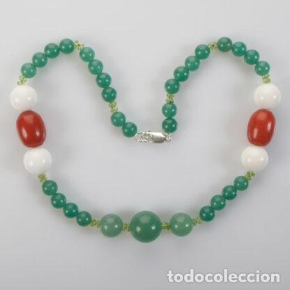 Joyeria: Collar para mujer de aventurina y jade. - Foto 5