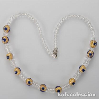 Joyeria: Collar para mujer de cuarzo y cristal de Murano - Foto 1