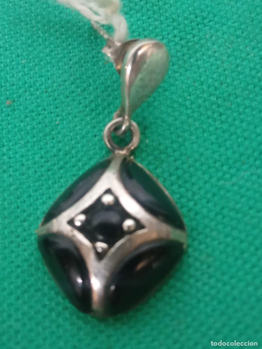Joyeria: Pendientes plata y Onix + - Foto 2