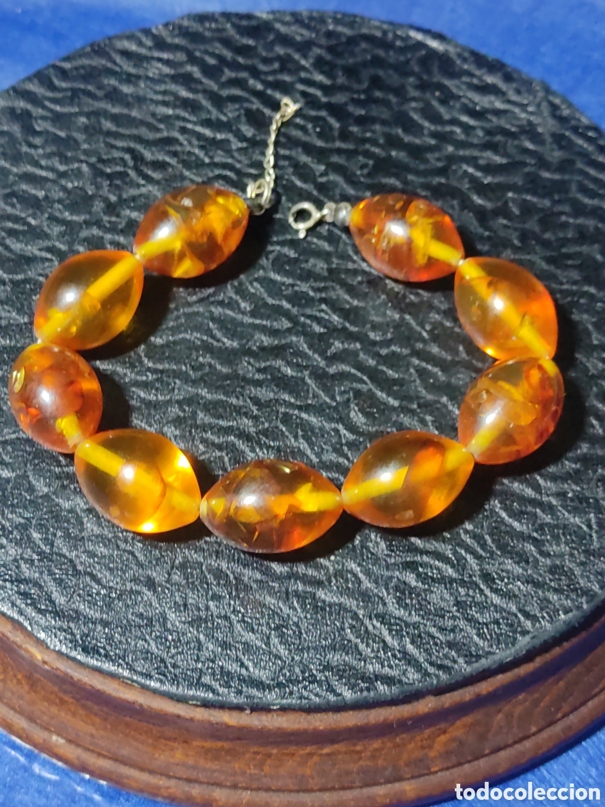 Joyeria: Pulsera de &aacute;mbar del baltico.Vintage. - Foto 3