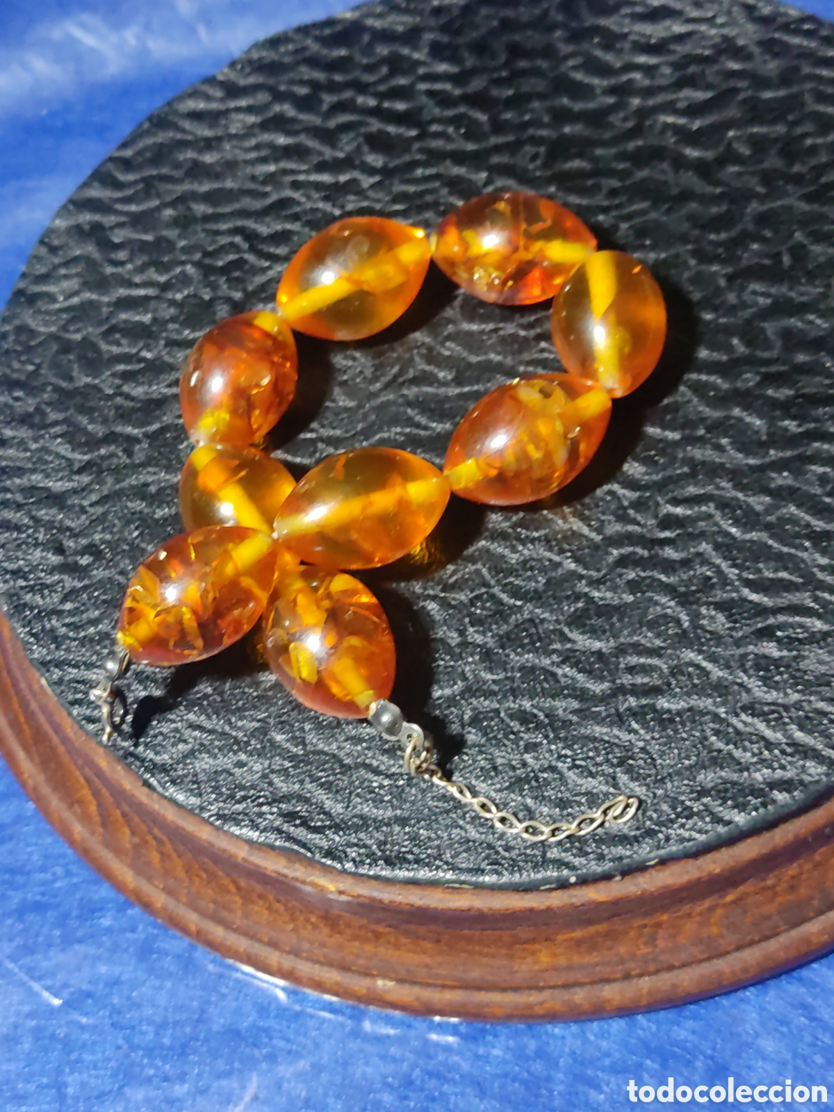 Joyeria: Pulsera de &aacute;mbar del baltico.Vintage. - Foto 4