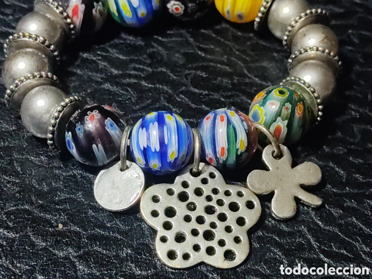 Joyeria: Pulsera bolas cristal de Murano. - Foto 4
