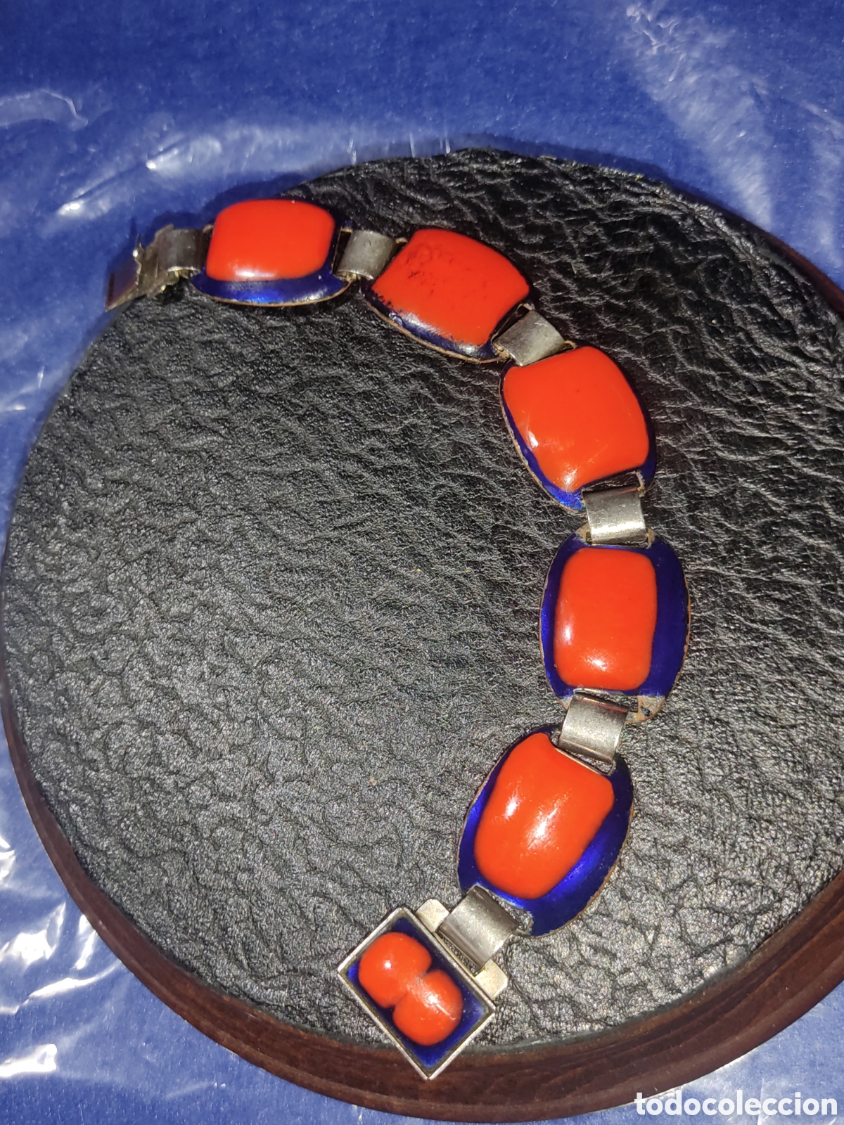 Joyeria: Pulsera esmaltada, vintage. - Foto 3