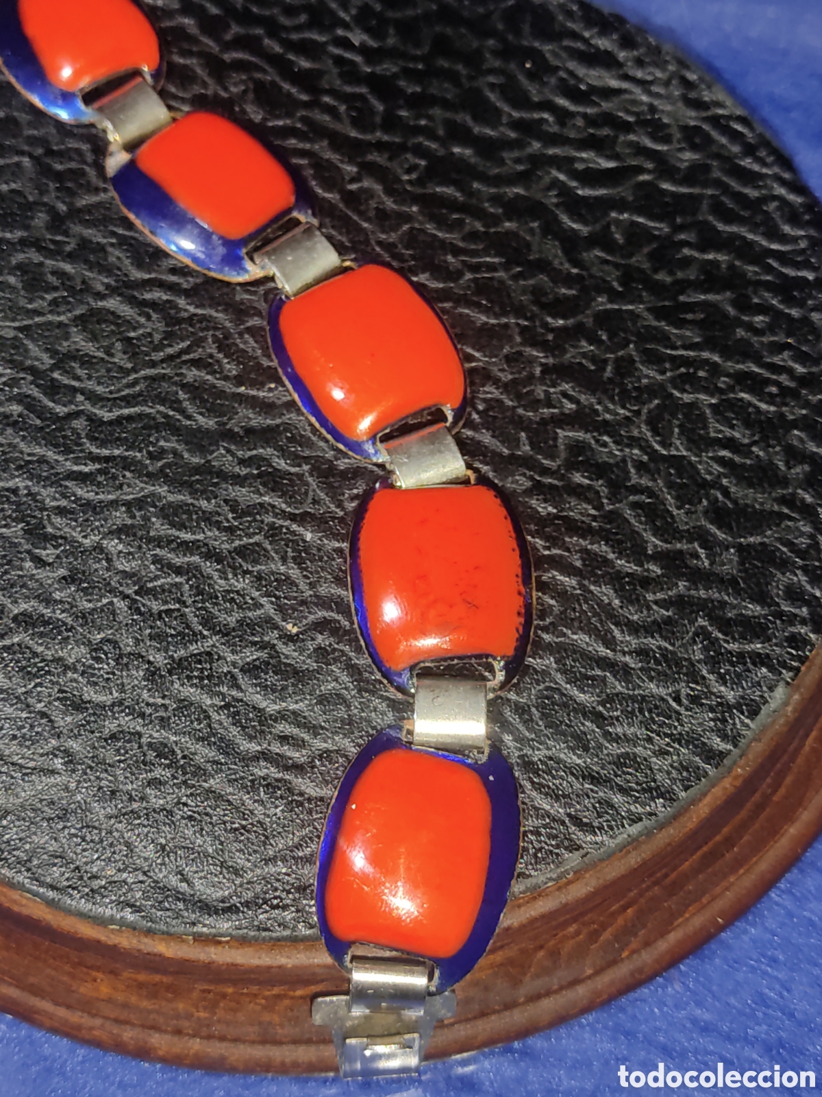 Joyeria: Pulsera esmaltada, vintage. - Foto 4