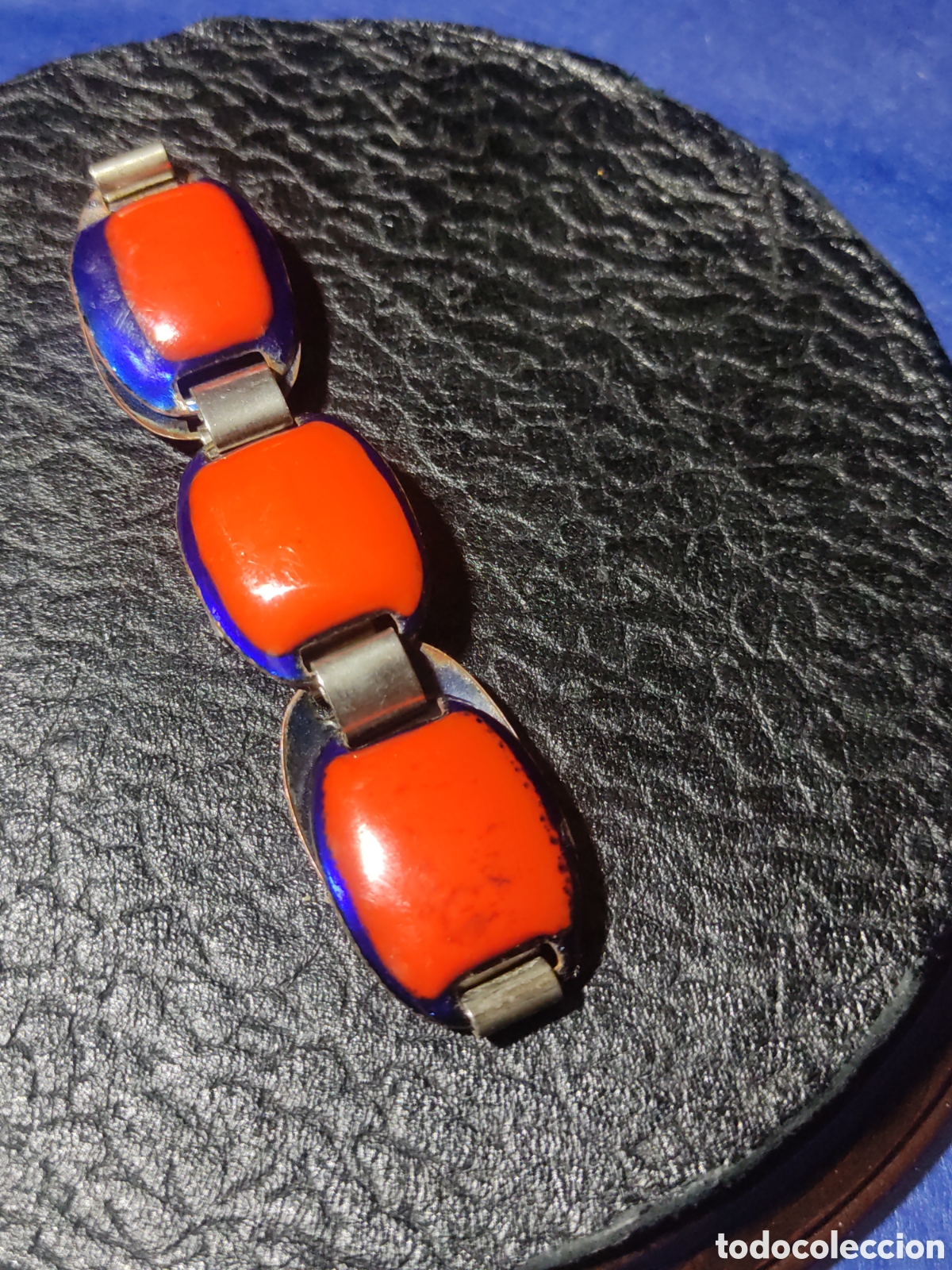 Joyeria: Pulsera esmaltada, vintage. - Foto 7