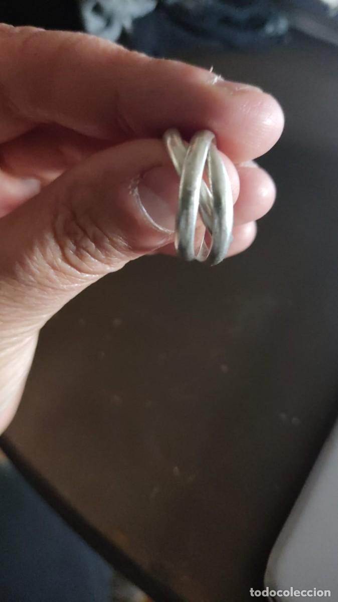 Joyeria: Anillo Trinity de plata - Foto 1
