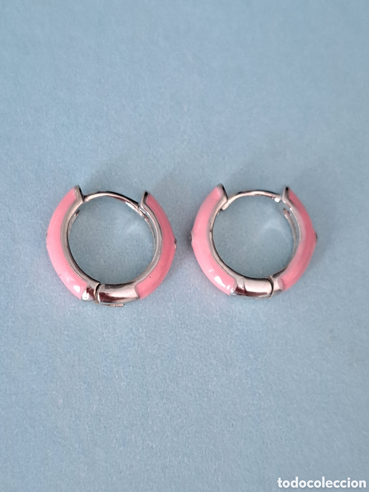 Joyeria: PRECIOSOS PENDIENTES DE PLATA Y ESMALTE ROSA CHICLE. REF S1 C PENDIENTES - Foto 5
