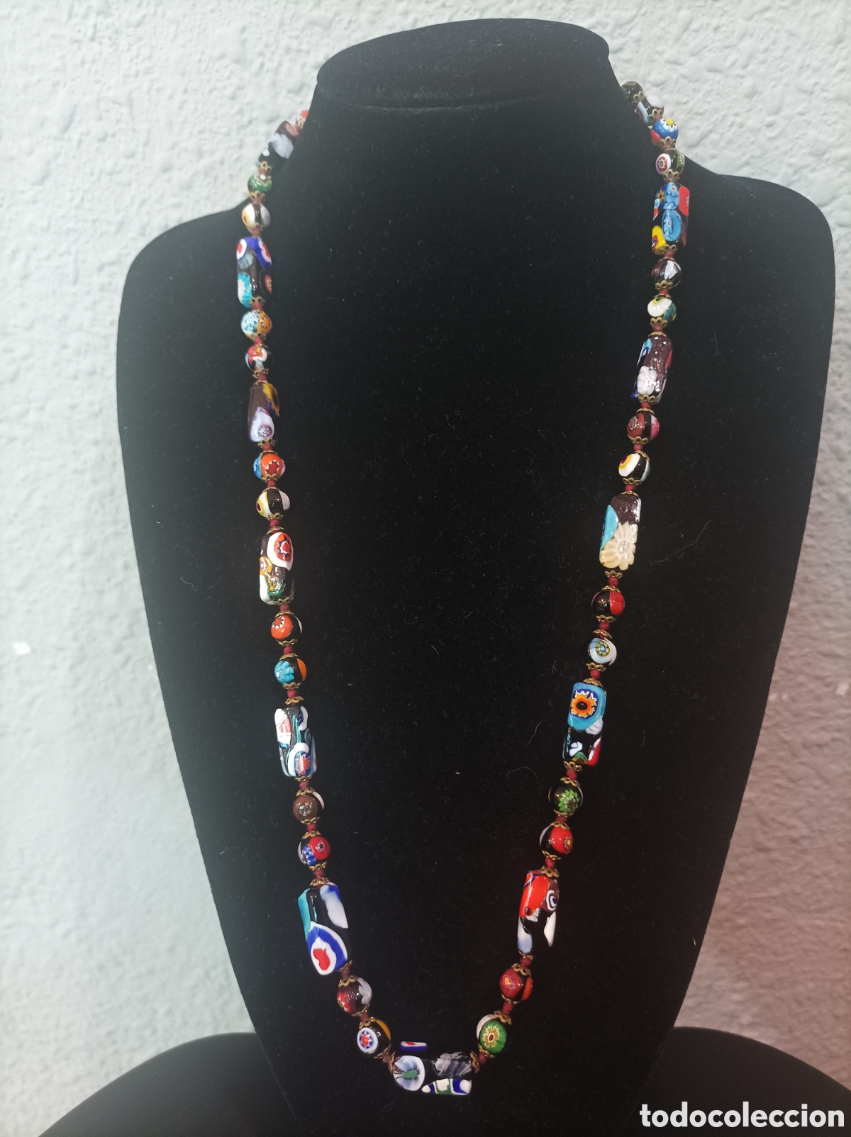 Joyeria: Collar a&ntilde;os 20 murano Millefiore - Foto 1