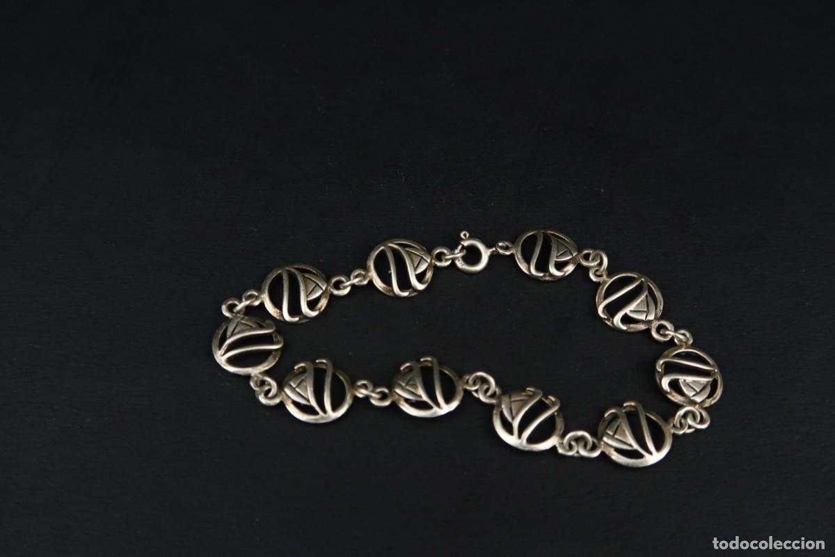 Joyeria: Antigua Pulsera de Plata - Foto 2