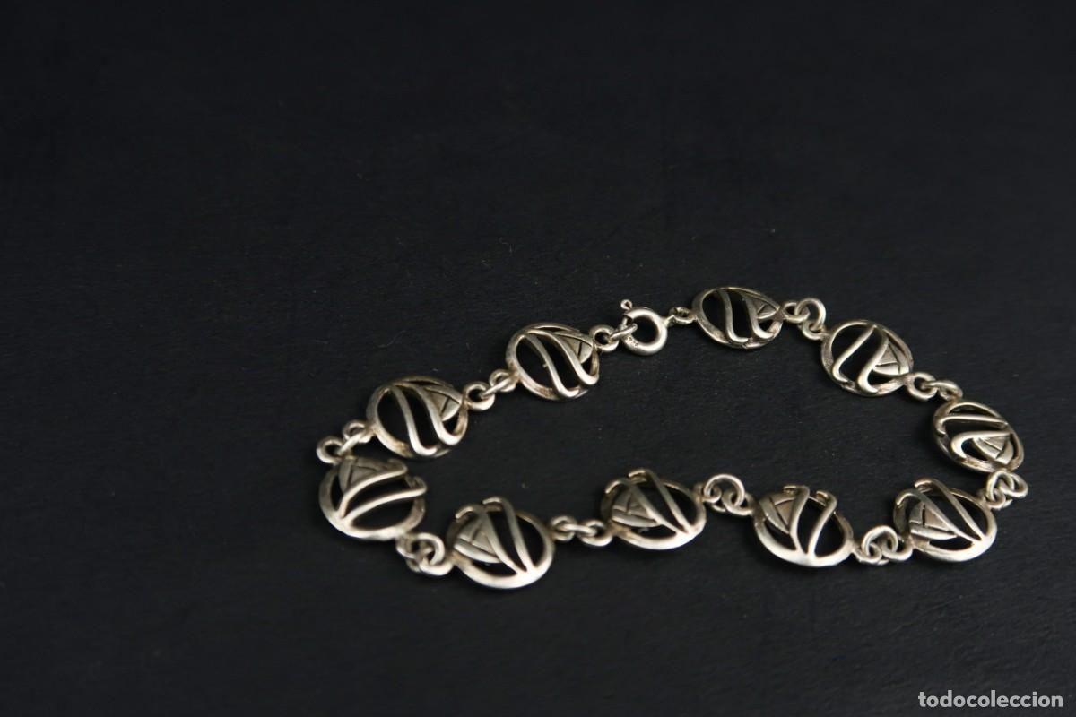 Joyeria: Antigua Pulsera de Plata - Foto 3