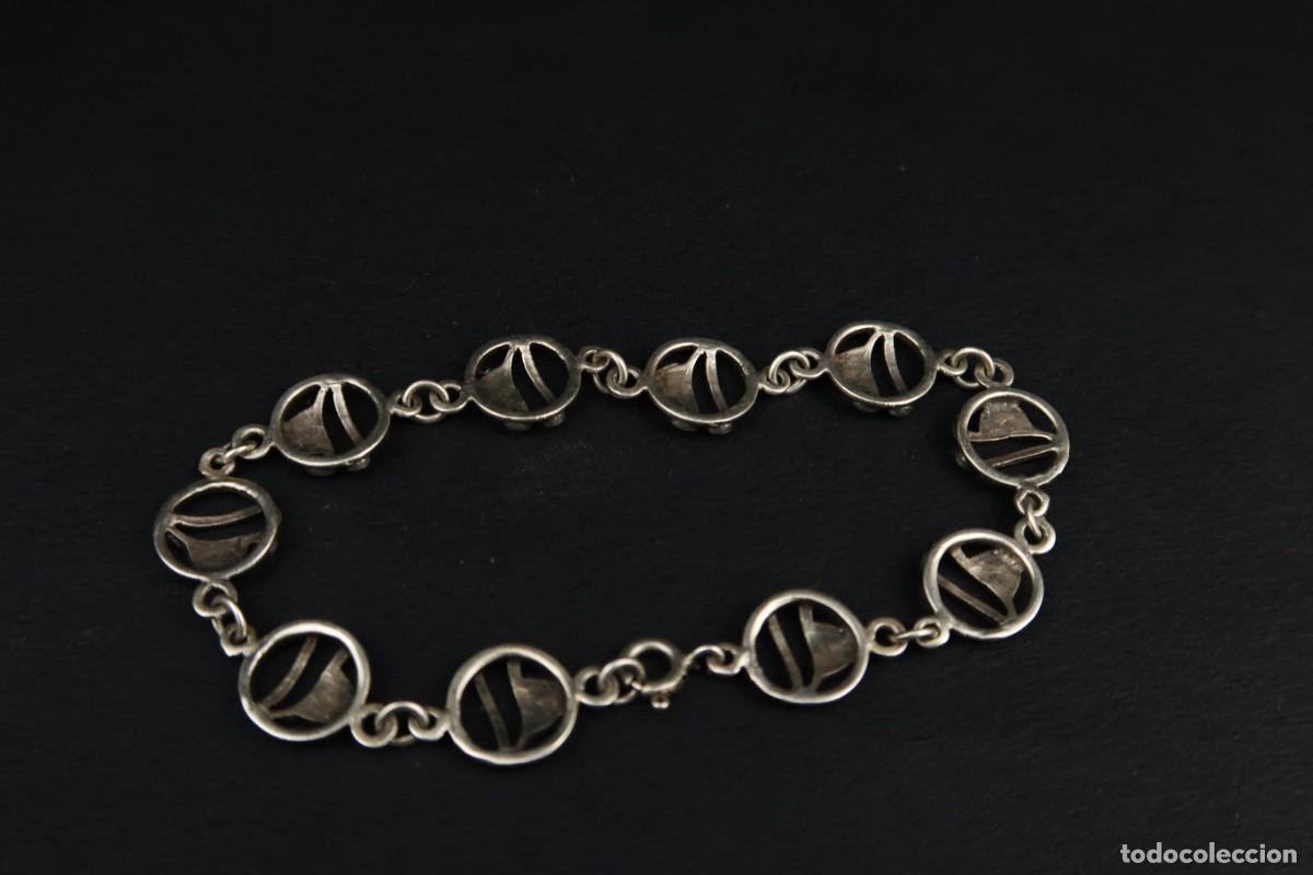 Joyeria: Antigua Pulsera de Plata - Foto 4