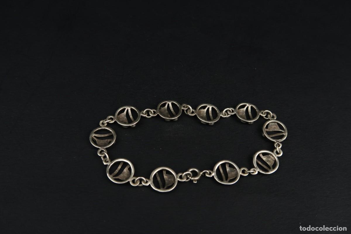 Joyeria: Antigua Pulsera de Plata - Foto 5