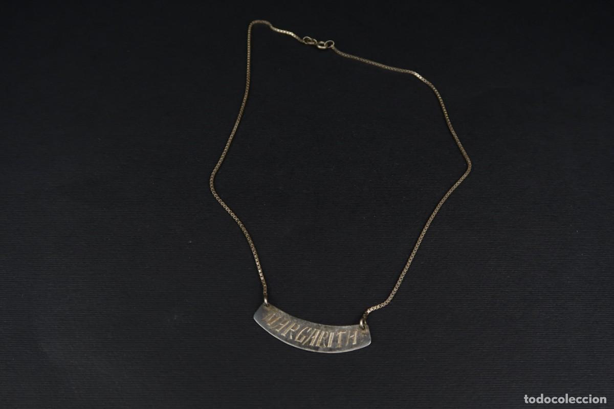 Joyeria: Antiguo Colgante de Plata con Cadena - Foto 1