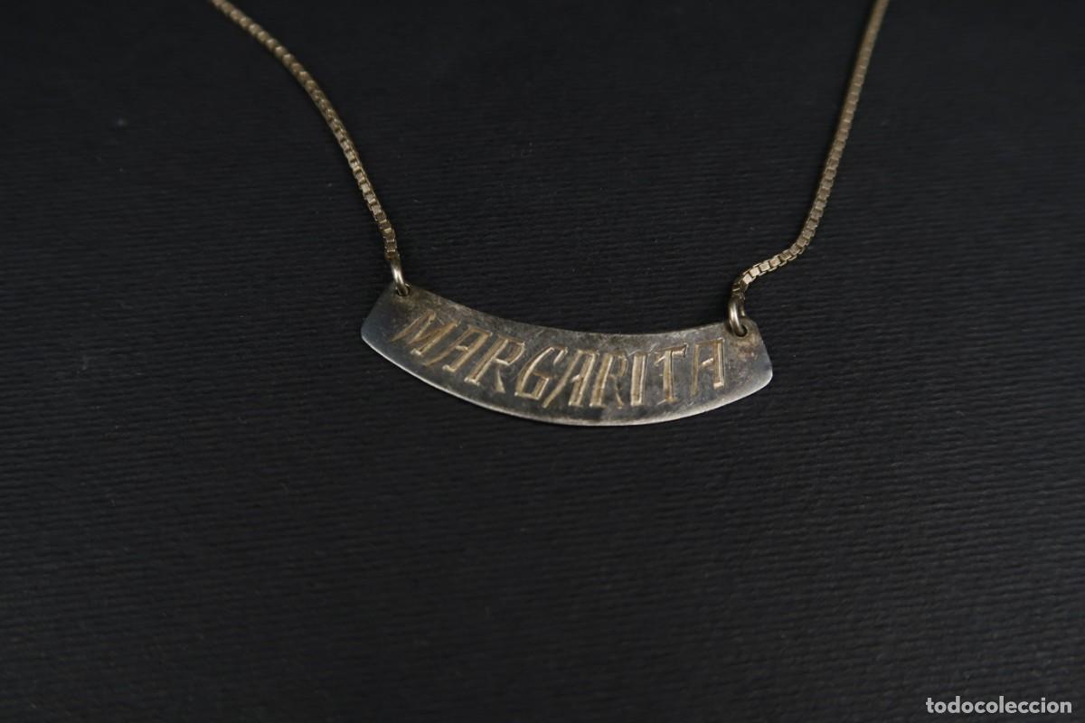 Joyeria: Antiguo Colgante de Plata con Cadena - Foto 3
