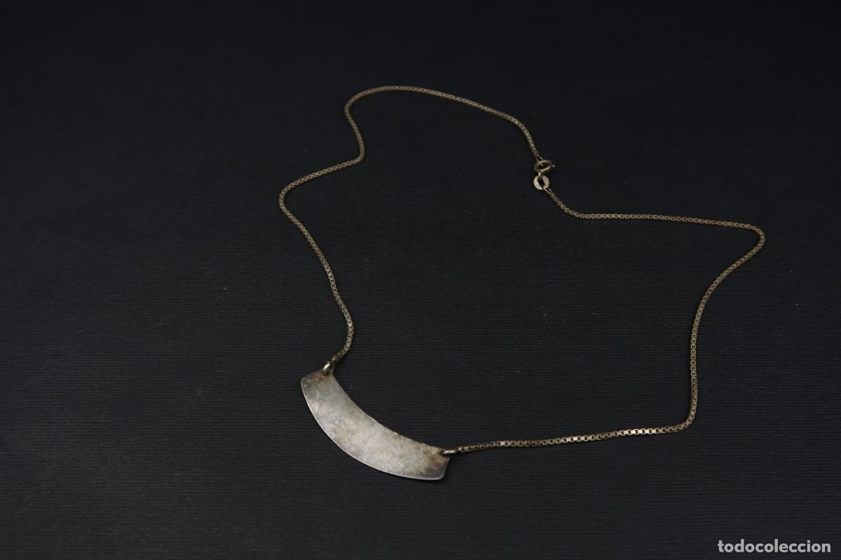 Joyeria: Antiguo Colgante de Plata con Cadena - Foto 5