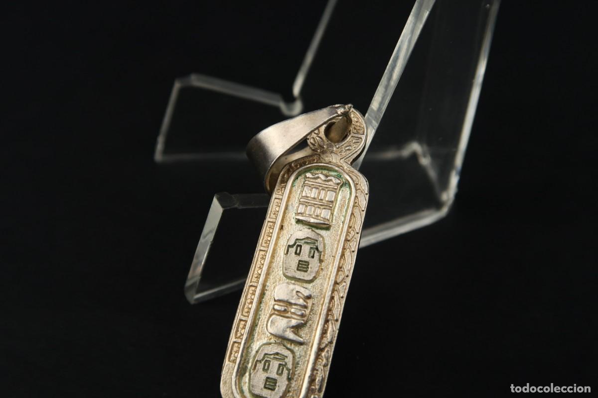 Joyeria: Antiguo Colgante Egipcio de Plata - Foto 3