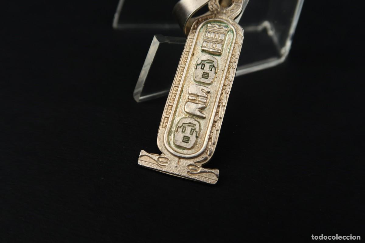 Joyeria: Antiguo Colgante Egipcio de Plata - Foto 4