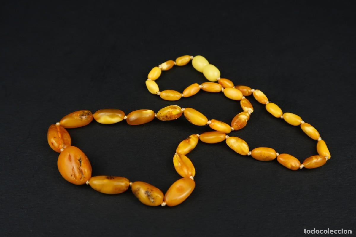 Joyeria: Antigua Gargantilla de &Aacute;mbar - Foto 5