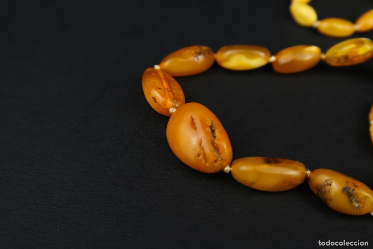 Joyeria: Antigua Gargantilla de &Aacute;mbar - Foto 6