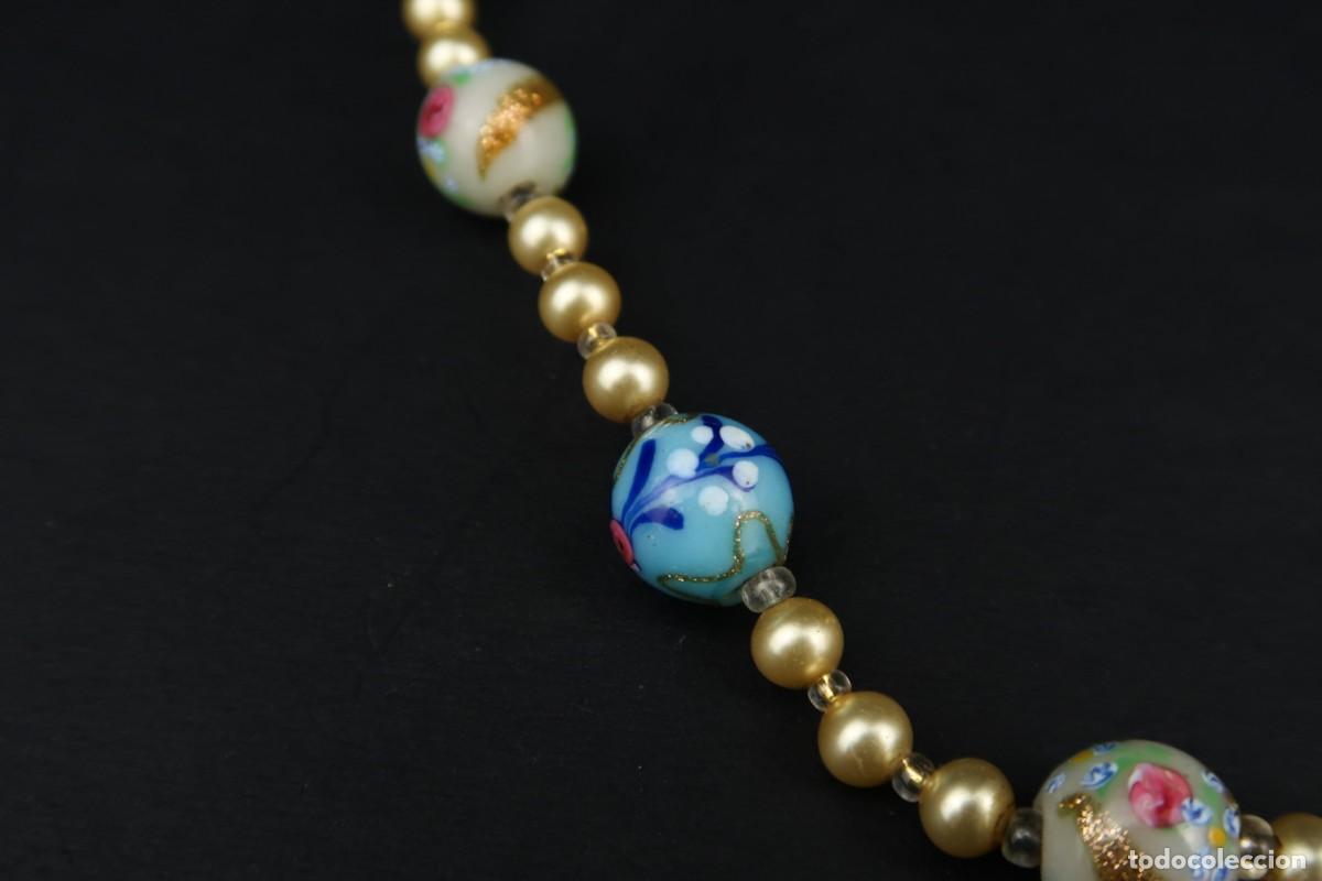 Joyeria: Antiguo Collar de Cristal - Foto 4
