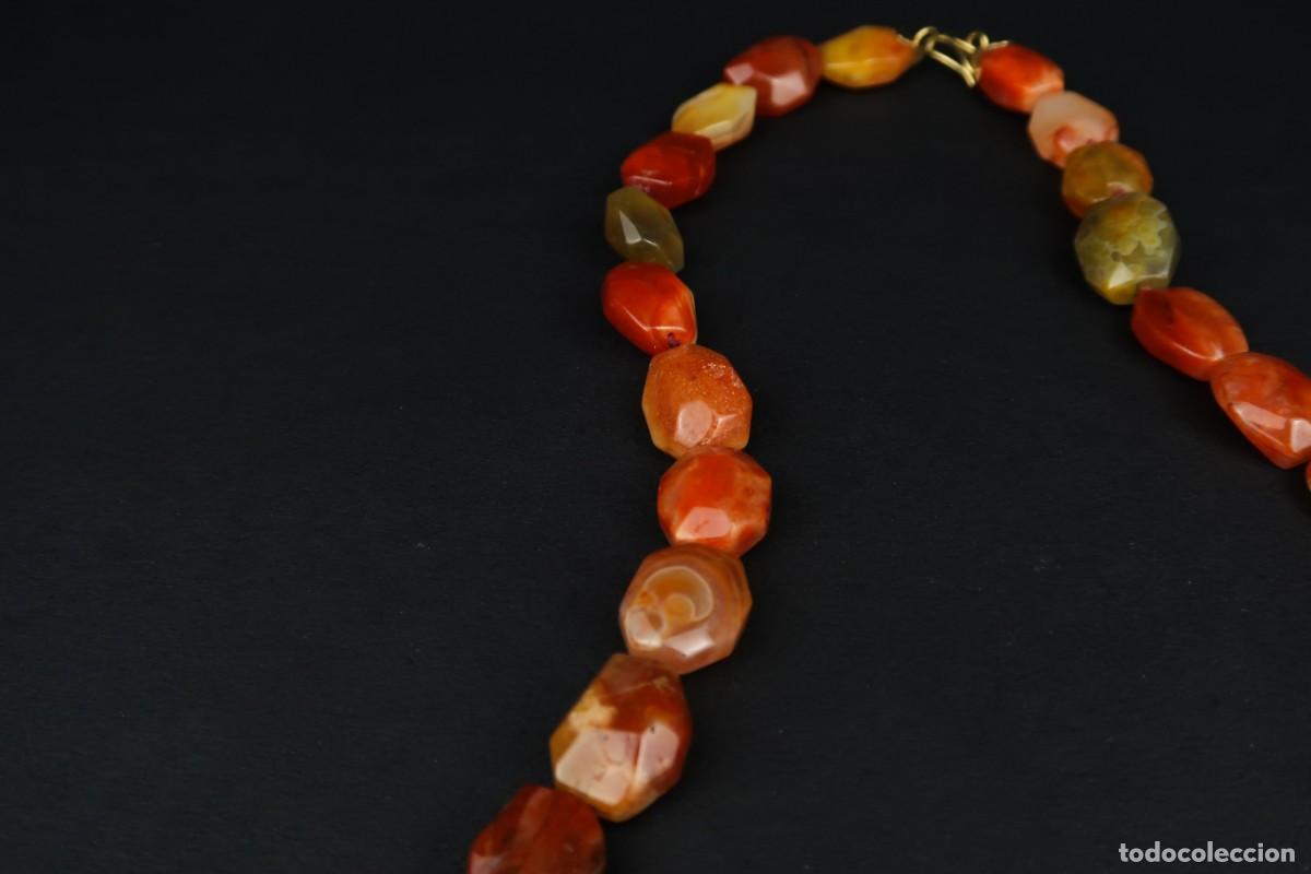 Joyeria: Antiguo Collar de &Aacute;gata - Foto 4