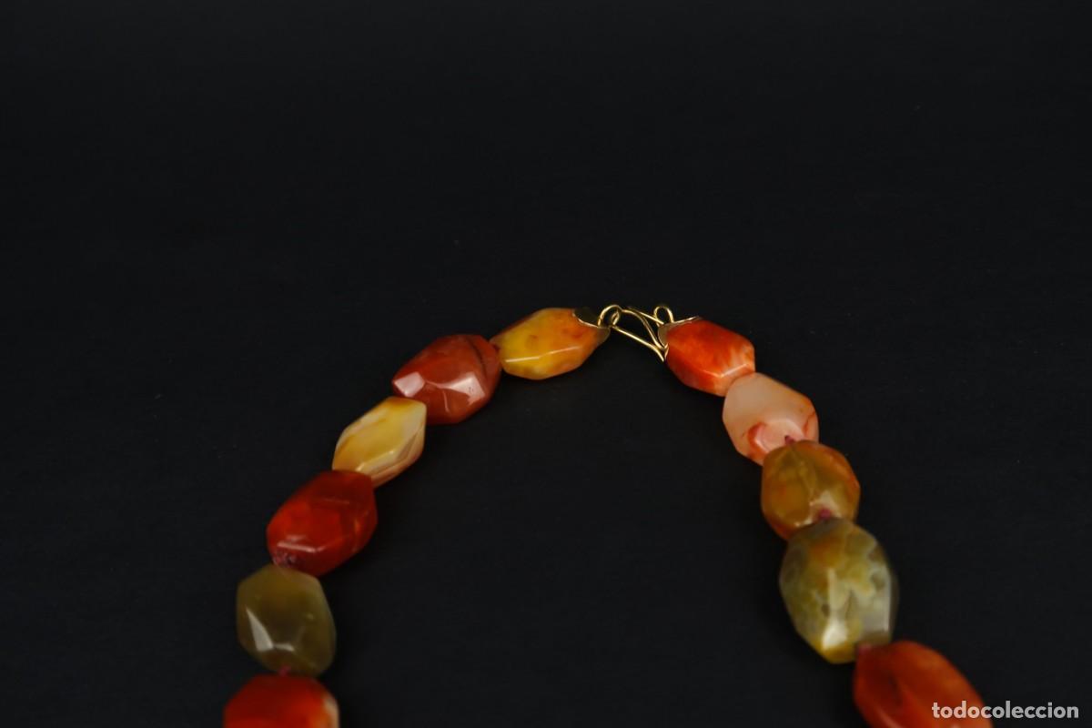 Joyeria: Antiguo Collar de &Aacute;gata - Foto 5