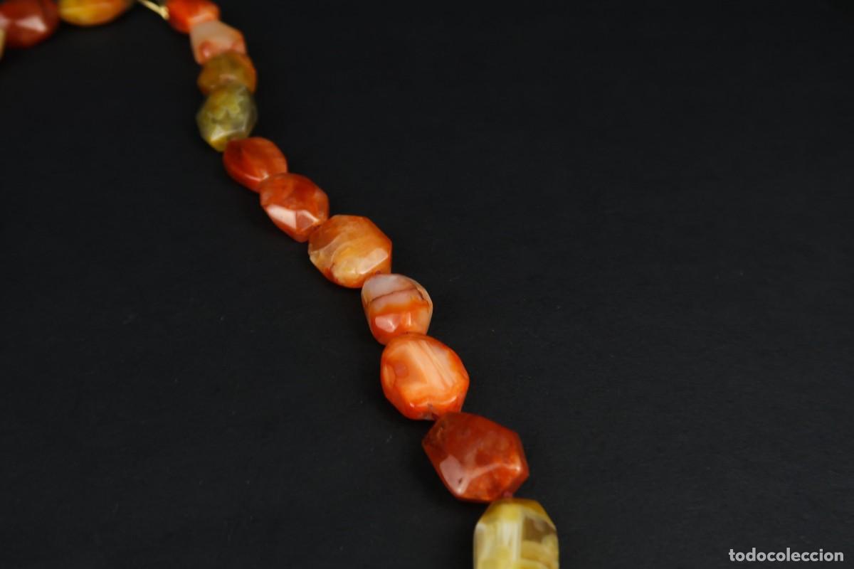 Joyeria: Antiguo Collar de &Aacute;gata - Foto 6