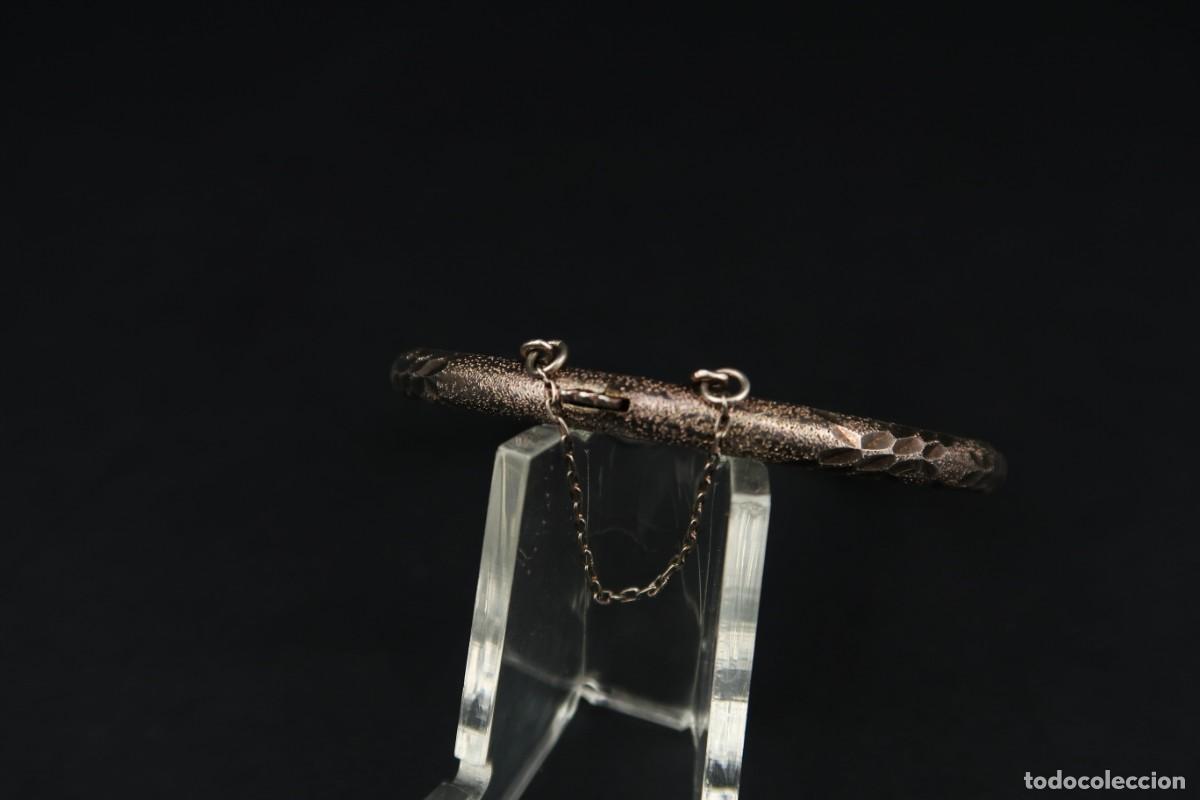 Joyeria: Antiguo Brazalete de Plata - Foto 4