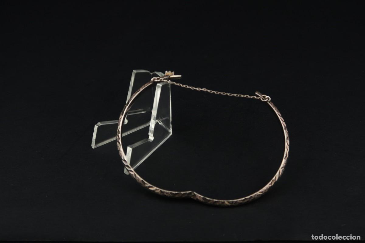 Joyeria: Antiguo Brazalete de Plata - Foto 6