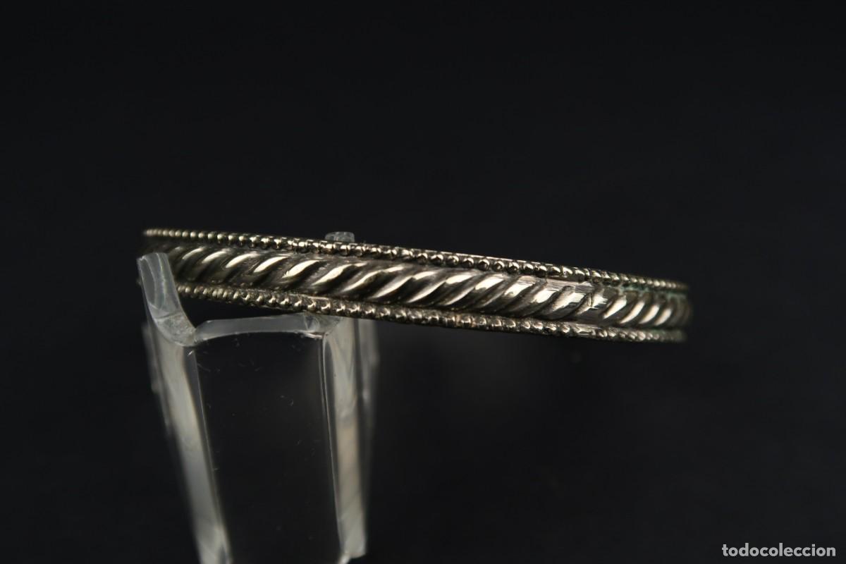 Joyeria: Antiguo Brazalete de Plata - Foto 4