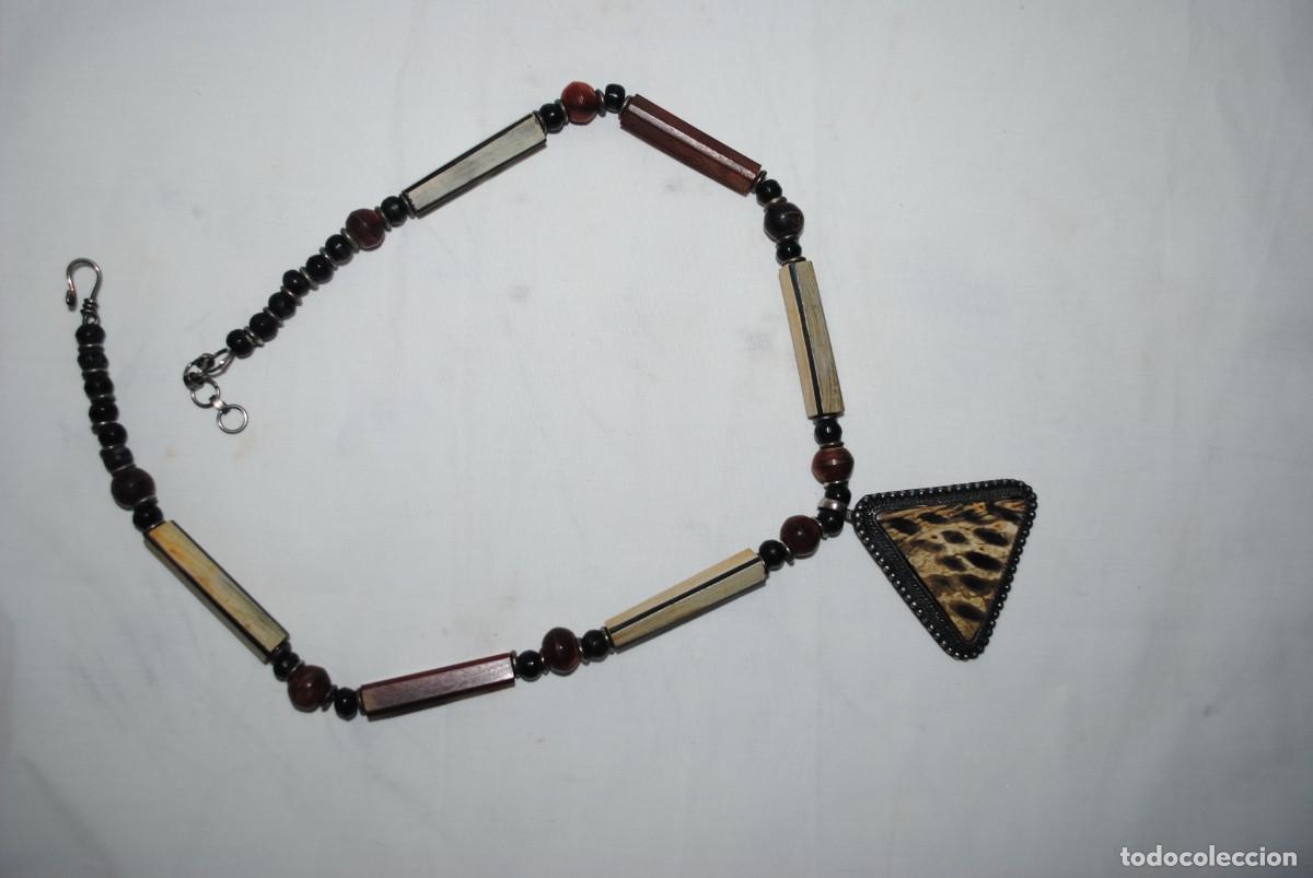 Joyeria: COLLAR TRIBAL , DE HUESO , Y OTRO MATERIAL - Foto 1