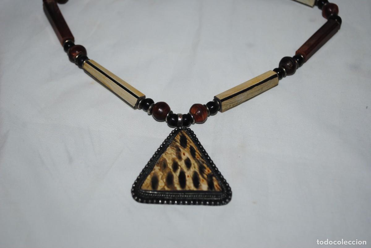 Joyeria: COLLAR TRIBAL , DE HUESO , Y OTRO MATERIAL - Foto 2