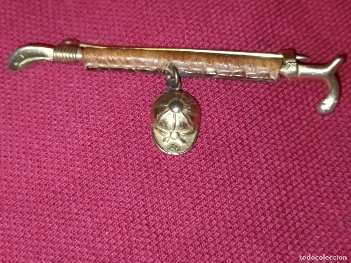 Joyeria: Antiguo broche imperdible de cricket - Foto 1