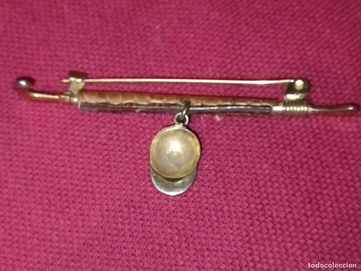 Joyeria: Antiguo broche imperdible de cricket - Foto 2