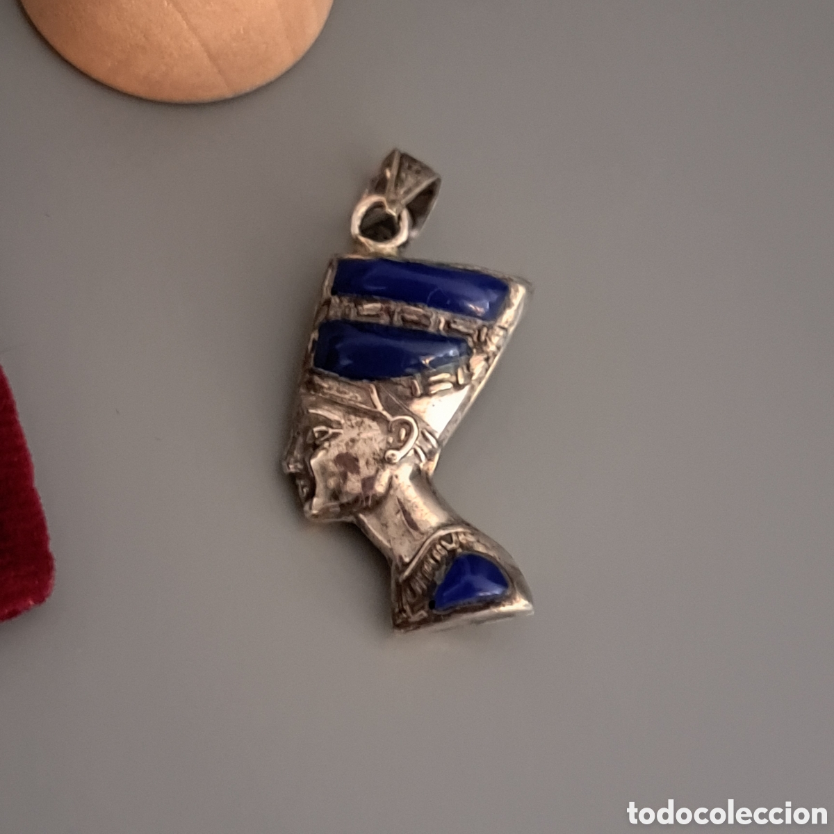 Joyeria: FANT&Aacute;STICO COLGANTE DE PLATA DE ISIS. REF S3 C EGIPTO - Foto 4