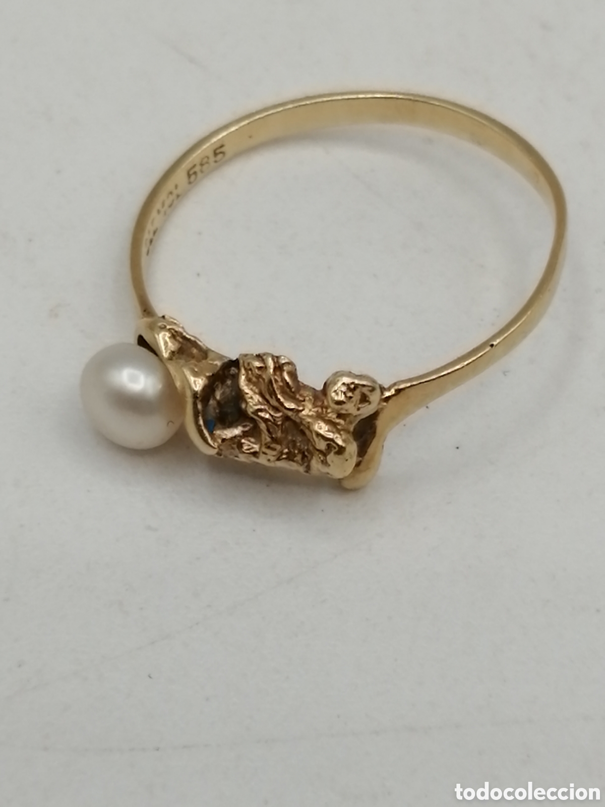 Joyeria: Anillo oro 14 quilates y perla - Foto 2