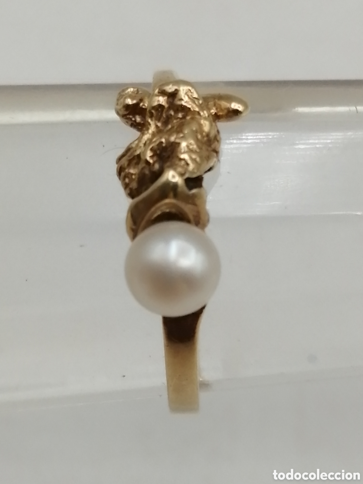 Joyeria: Anillo oro 14 quilates y perla - Foto 4