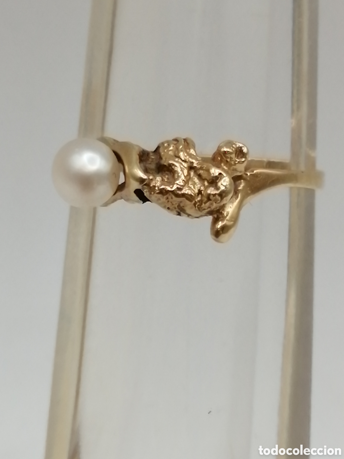 Joyeria: Anillo oro 14 quilates y perla - Foto 6