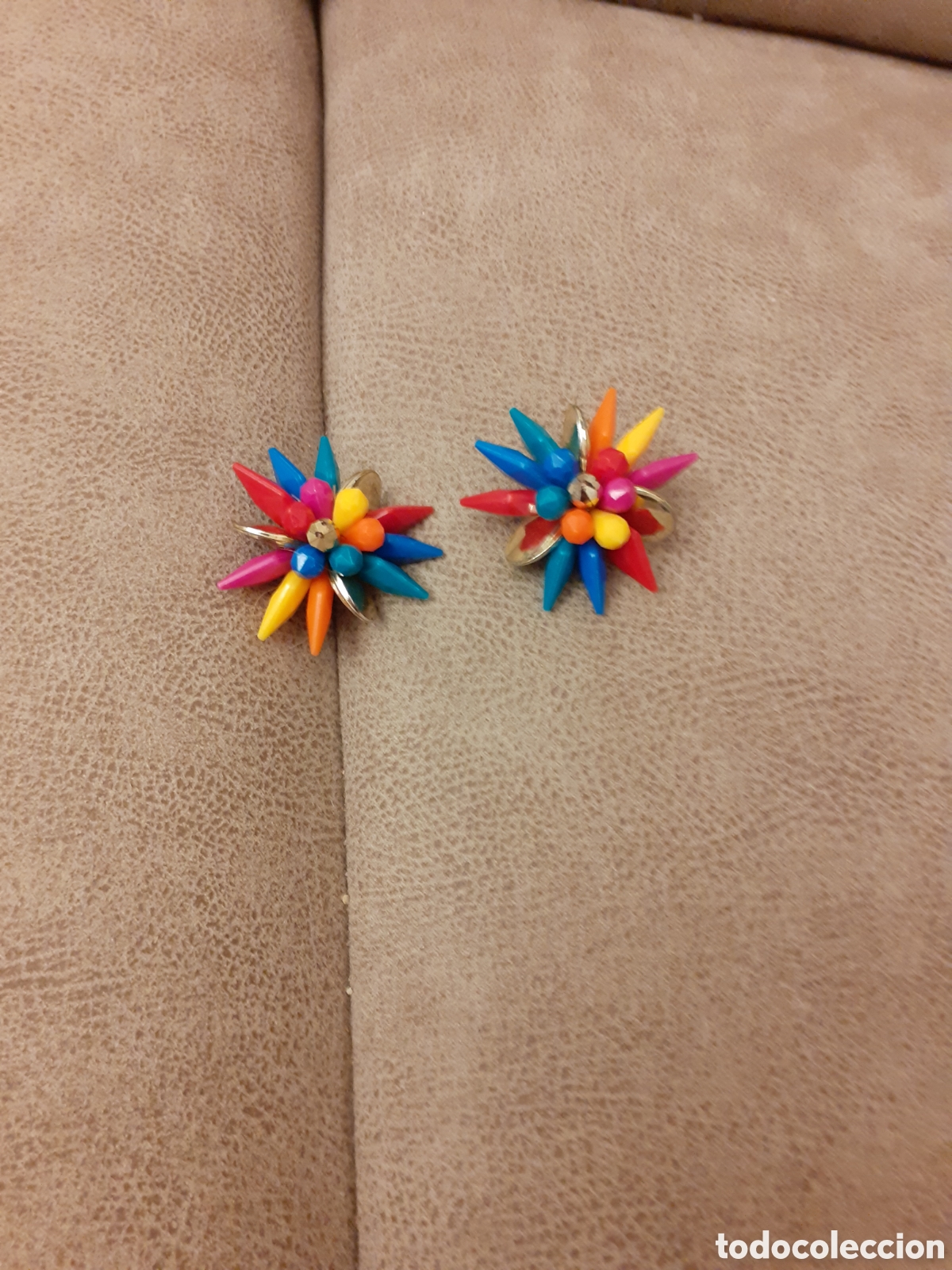 Joaillerie: Pendientes bisuteria a&ntilde;os 60,son de pinza y est&aacute;n perfectos