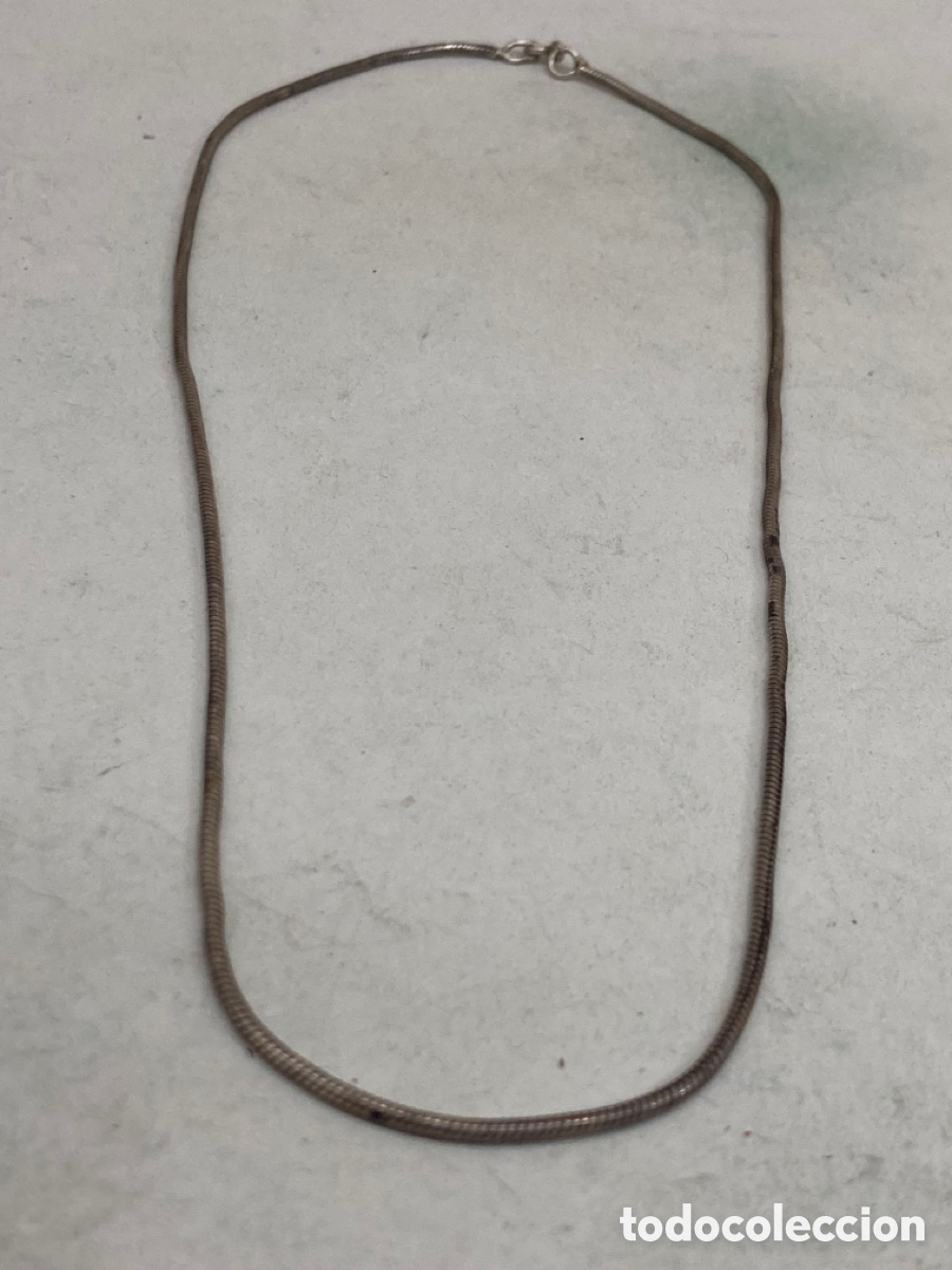 Joyeria: Cadena tipo cola de raton de plata -3/CA44 - Foto 1