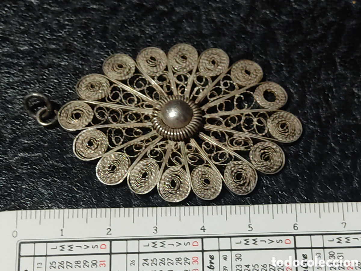 Joyeria: Colgante filigrana.Vintage. - Foto 4
