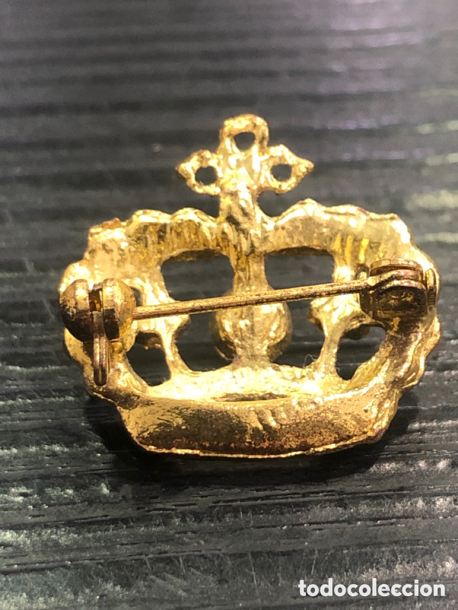 Joyeria: Broche corona real con pedreria (L2) - Foto 2