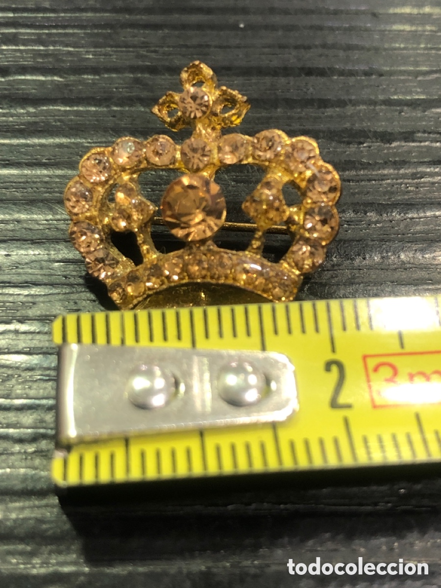Joyeria: Broche corona real con pedreria (L2) - Foto 3