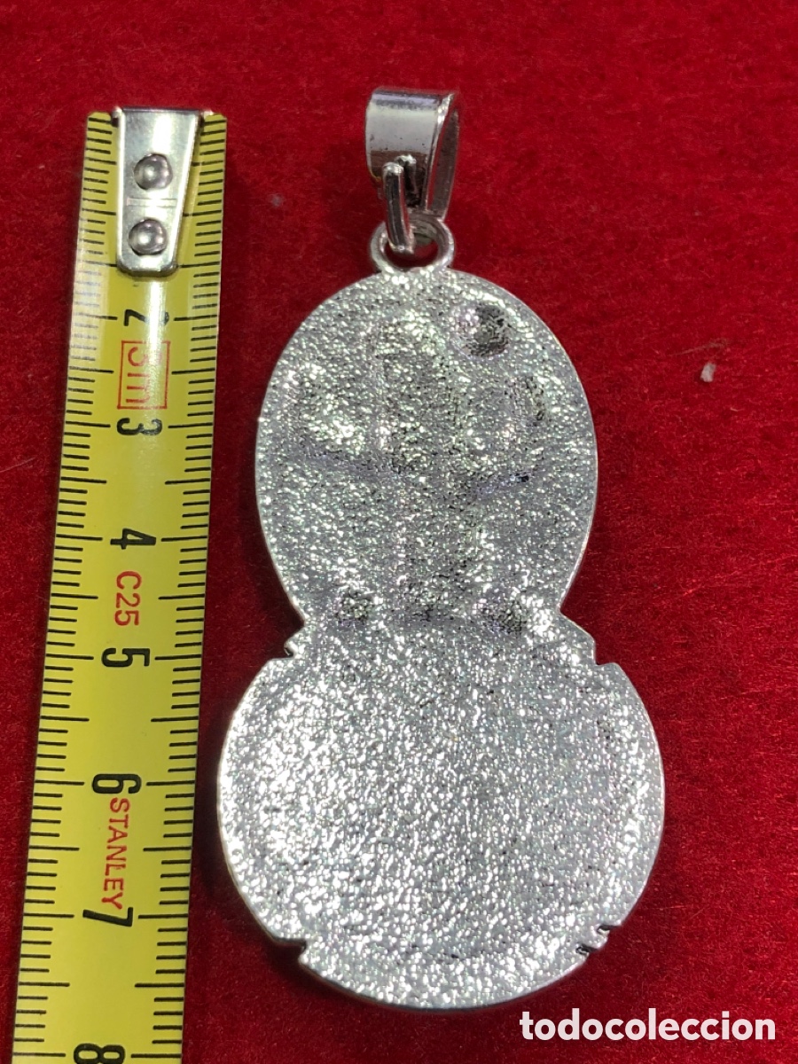 Joyeria: Colgante cactus con piedra simil turquesa (L83) - Foto 2