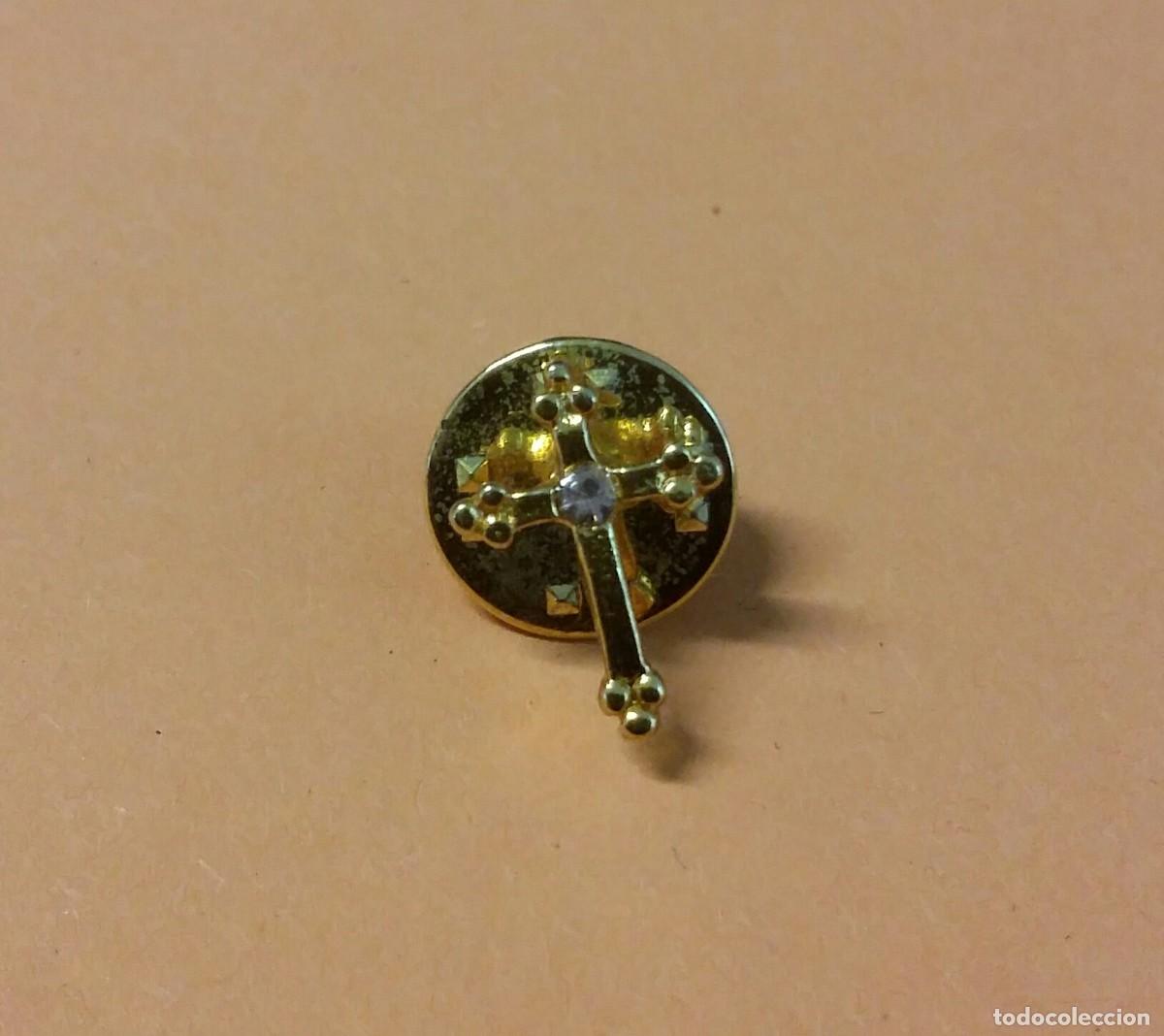 Joyeria: BROCHE PRENDEDOR CON CRUZ. VINTAGE - Foto 6